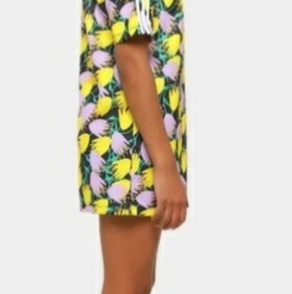 3pc Bundle Adidas Originals Bellista AOP Track Jacket, Skirt & Dress Ret: $163 - Picture 10 of 16